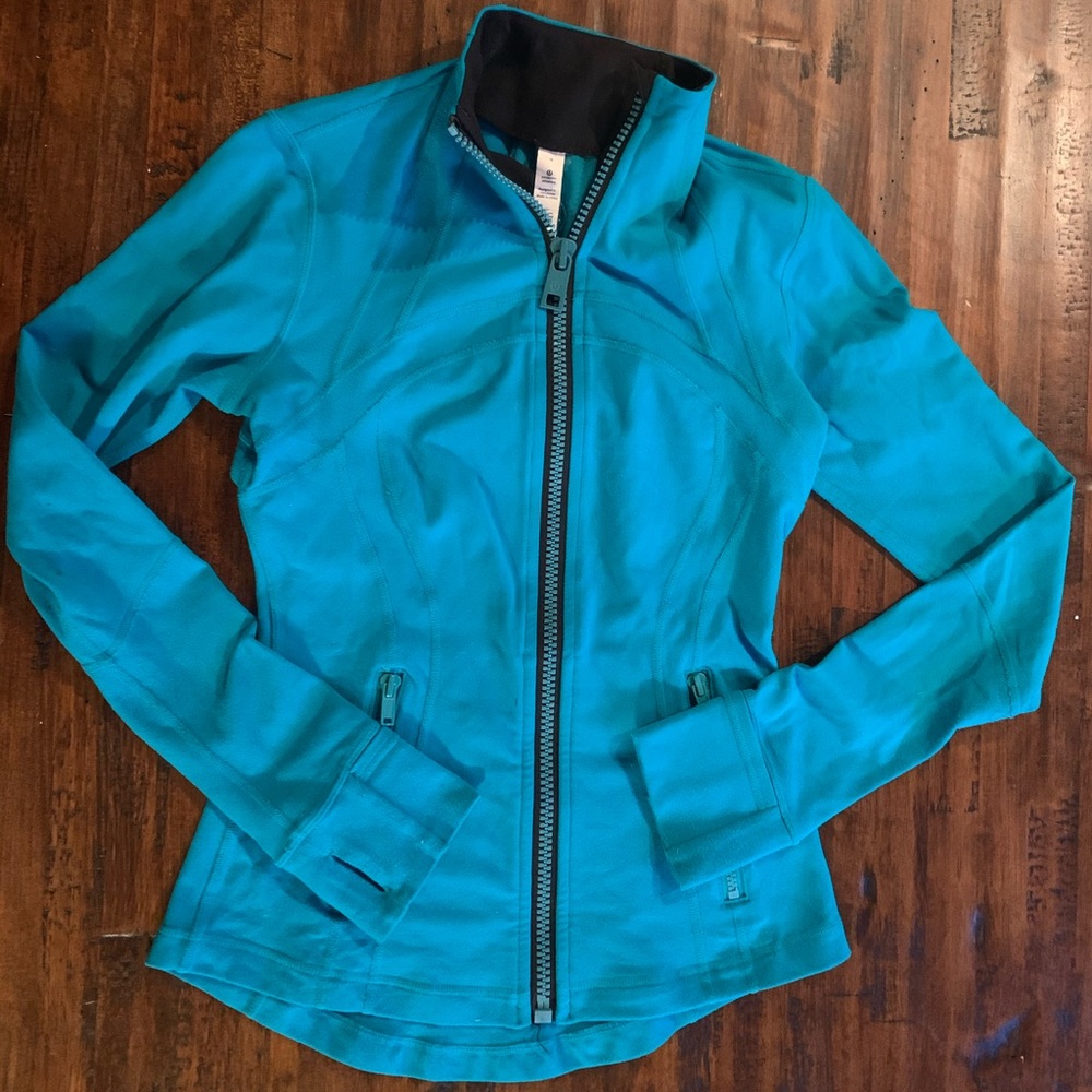 RARE Lululemon Define Jacket Teal Size 4